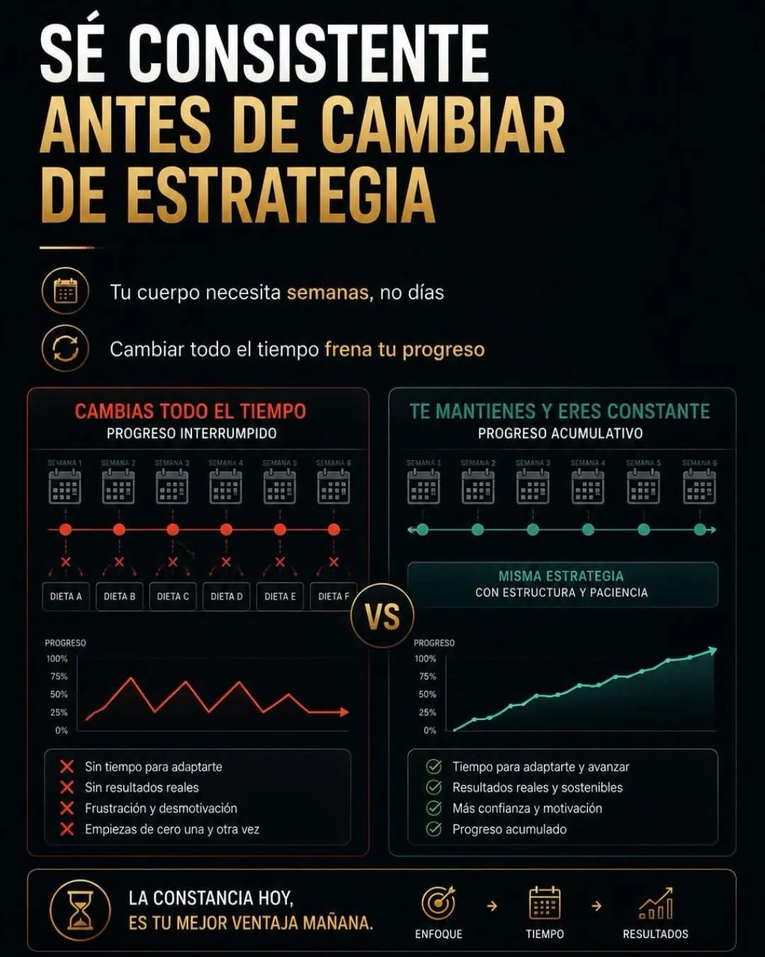 FITMEAL: la constancia y el progreso acumulativo